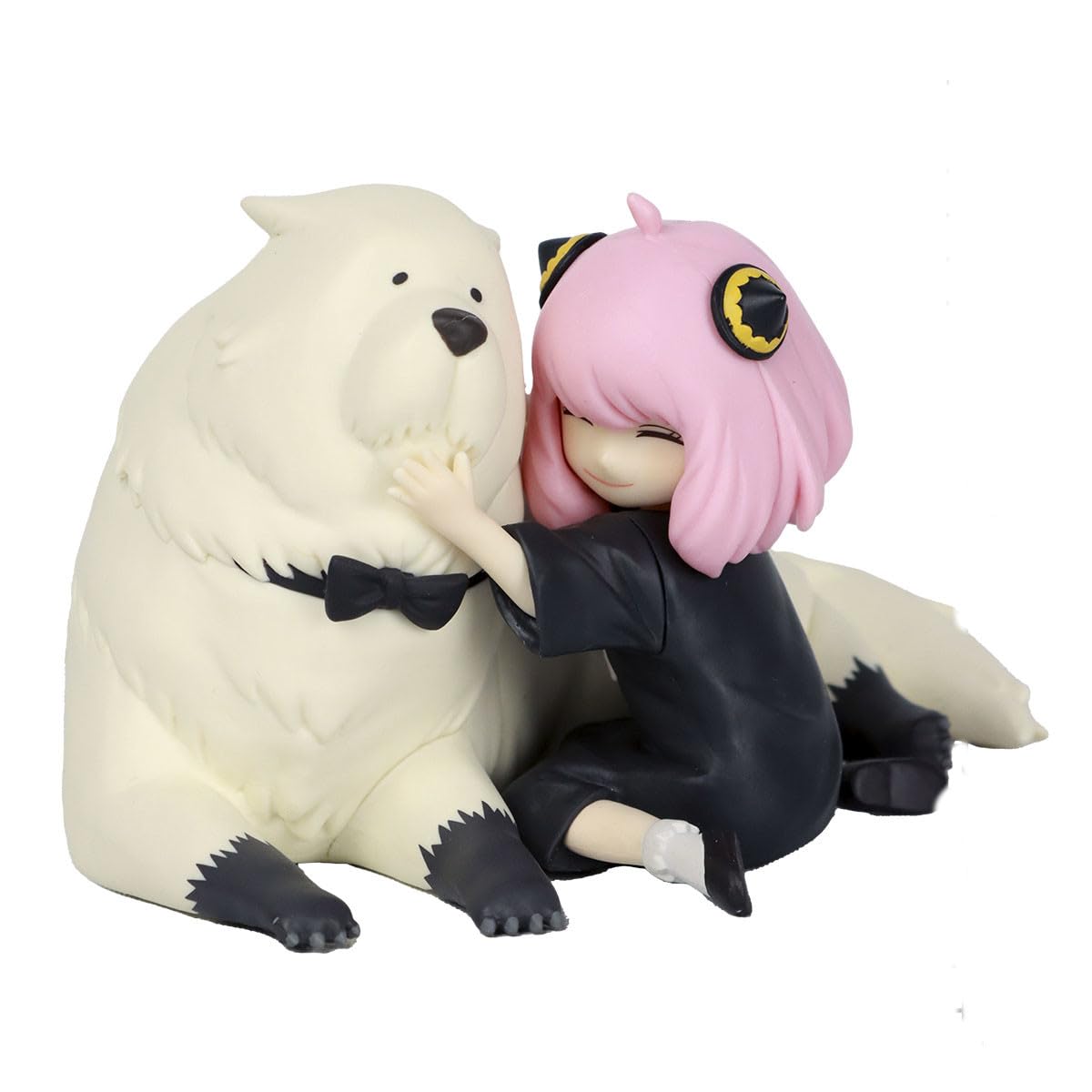 Banpresto Spy x Family Anya Forger and Bond Forger figure in Break Time pose for display decor