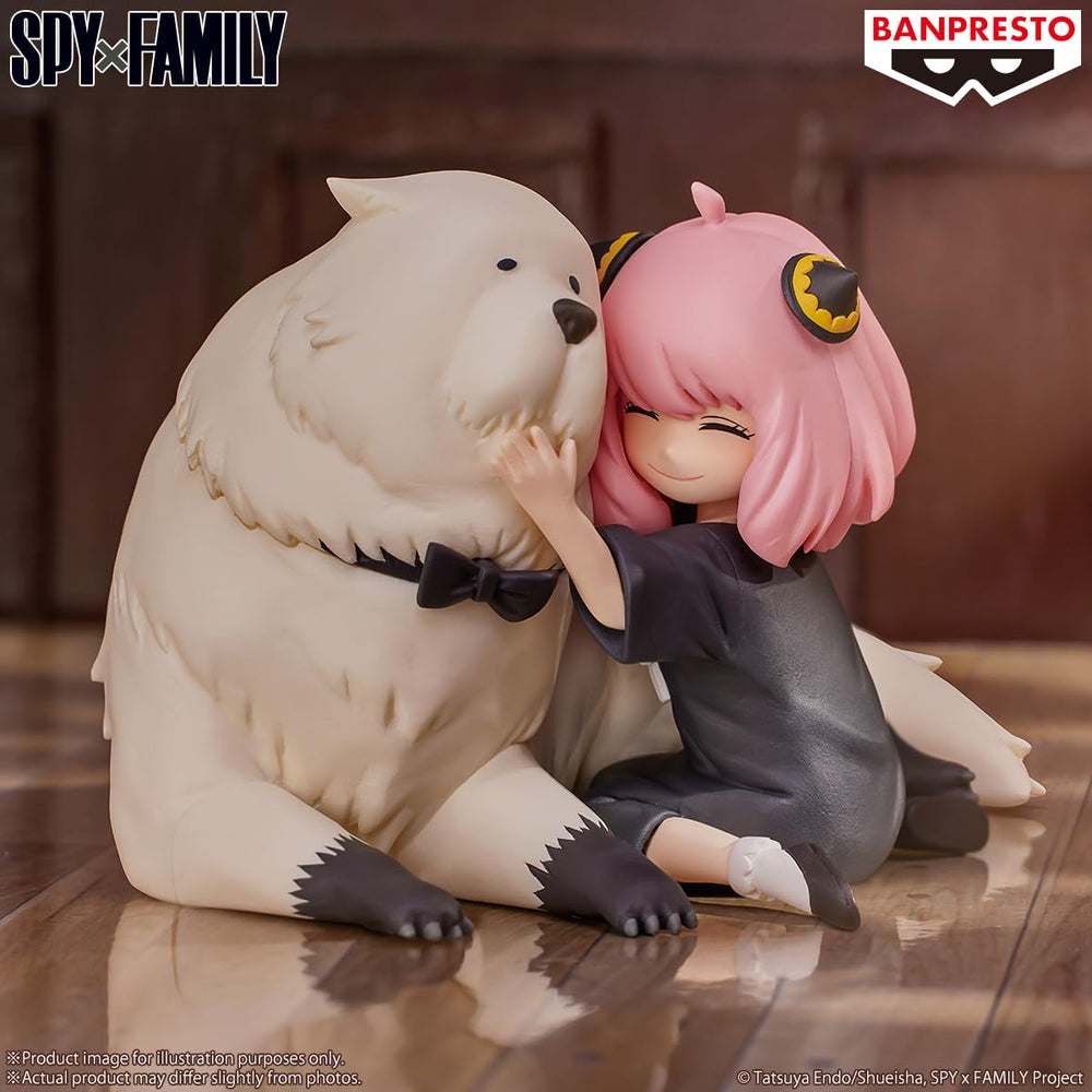 Banpresto Spy x Family Anya Forger close-up face detail ideal for shelf display