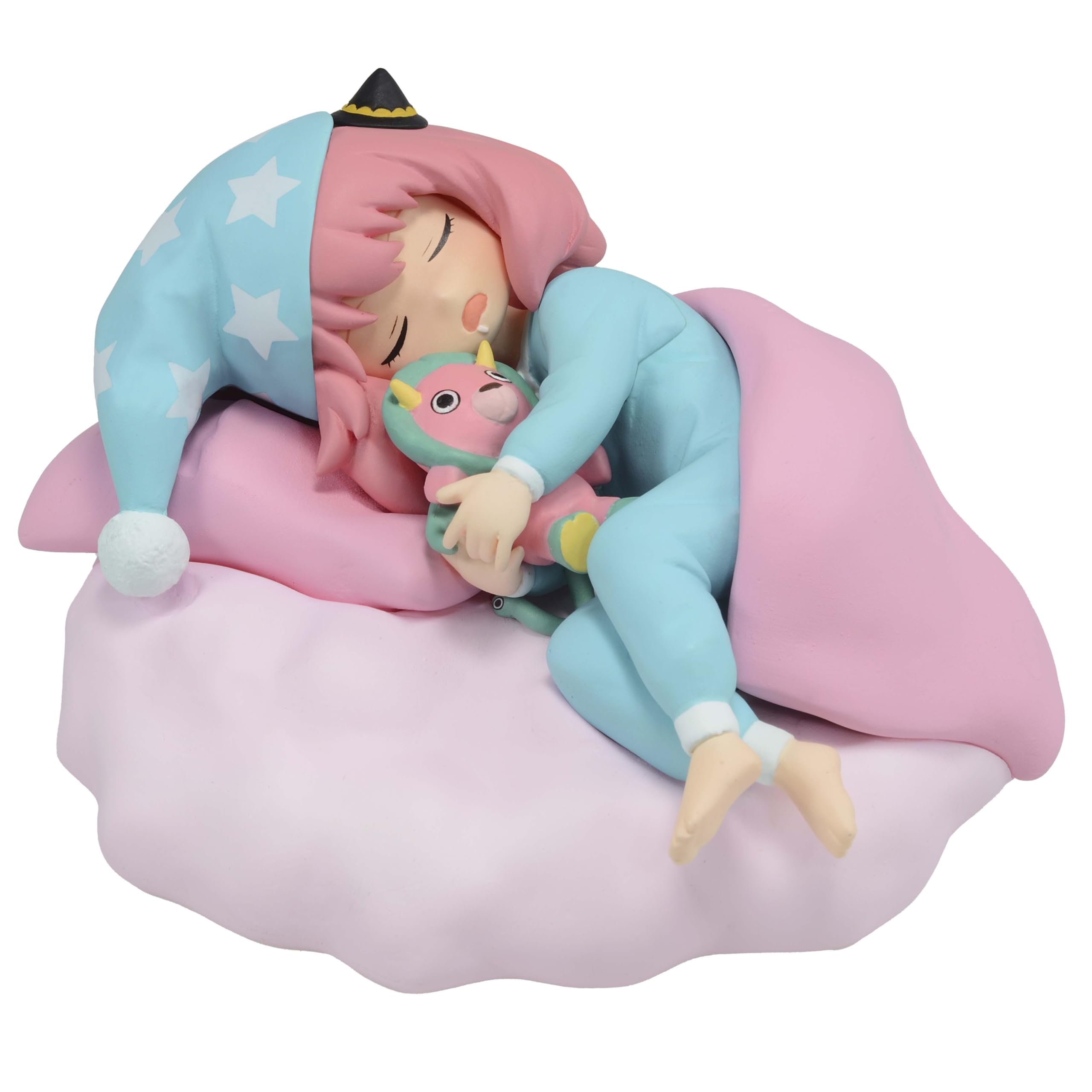 Banpresto Anya Forger Pajamas Ver figure in pose for display and collection.