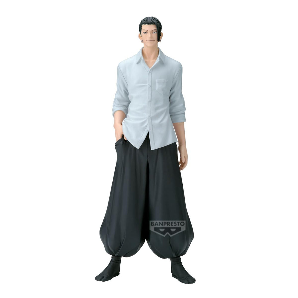 Banpresto Suguru Geto King of Artist II figure in iconic pose for display