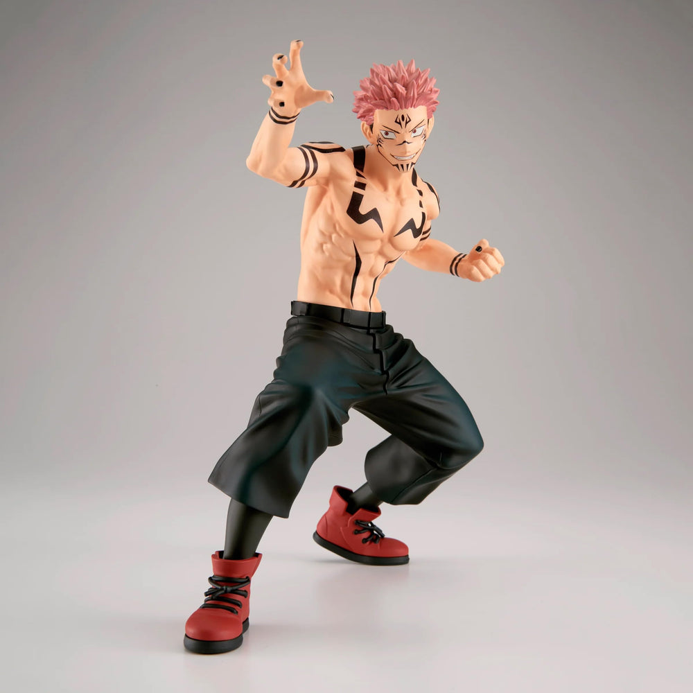 Banpresto Sukuna Maximatic statue dynamic pose highlights action-ready display appeal