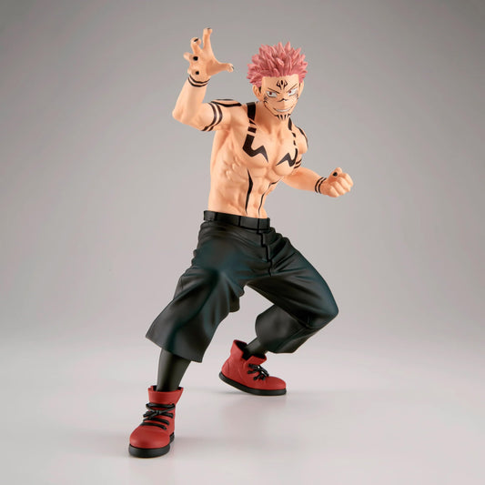 Banpresto Sukuna Maximatic statue dynamic pose highlights action-ready display appeal