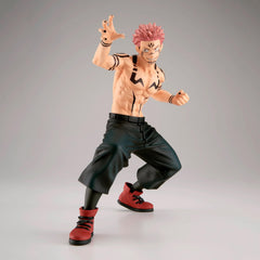 Banpresto Sukuna Maximatic statue dynamic pose highlights action-ready display appeal