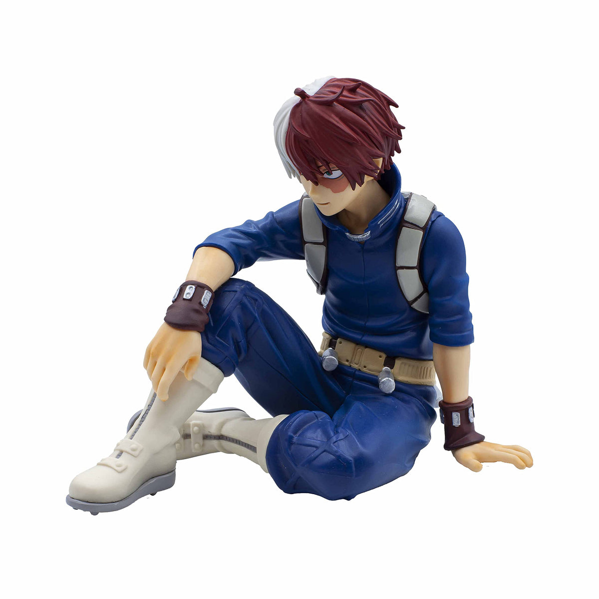 Banpresto Todoroki Shoto Break Time Vol.3 front view with base ideal for desk display.