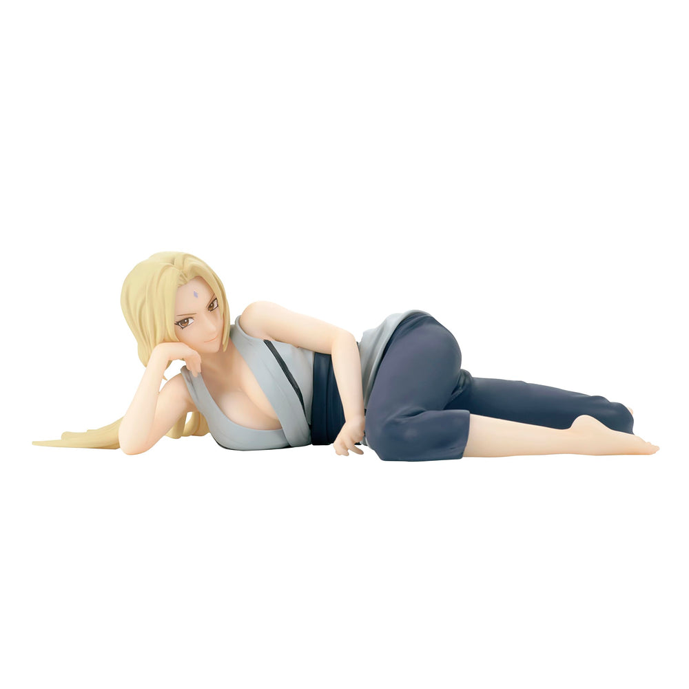 Banpresto Tsunade Relax Time figure front view for stylish display
