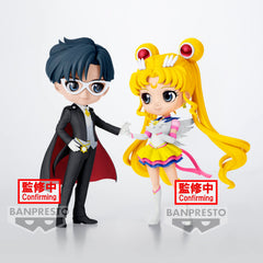 Banpresto Tuxedo Mask Ver. A figure, detailed eyes, captures doll-like charm for fans.