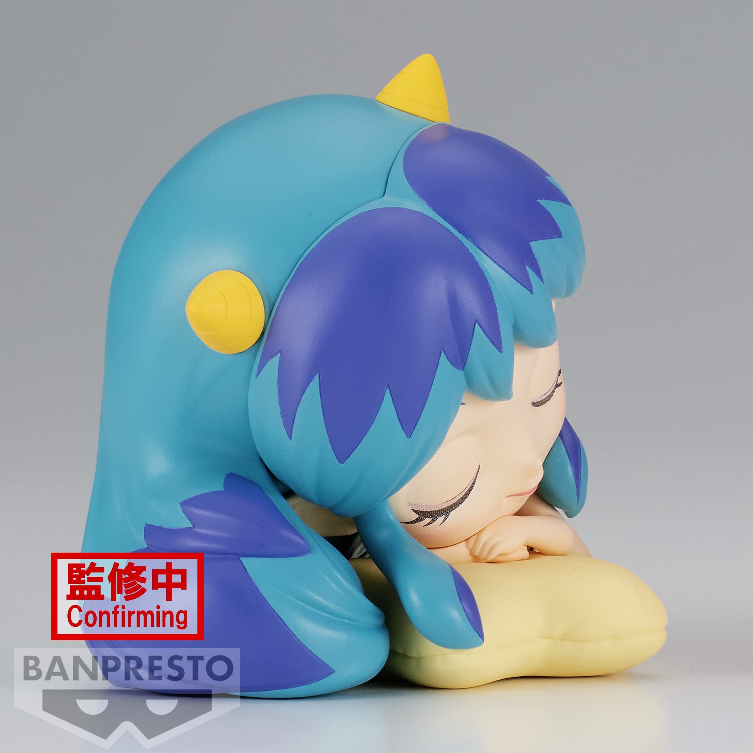 Banpresto Lum sleeping Ver A eyes detail, showcasing expressive charm for collectors.