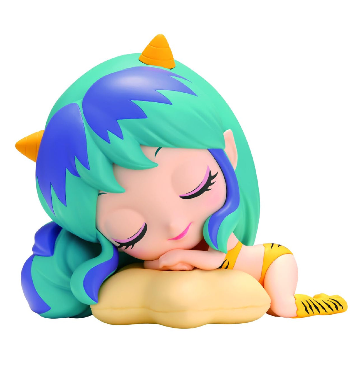 Banpresto Lum sleeping Ver A figure front view, ideal for compact shelf displays.