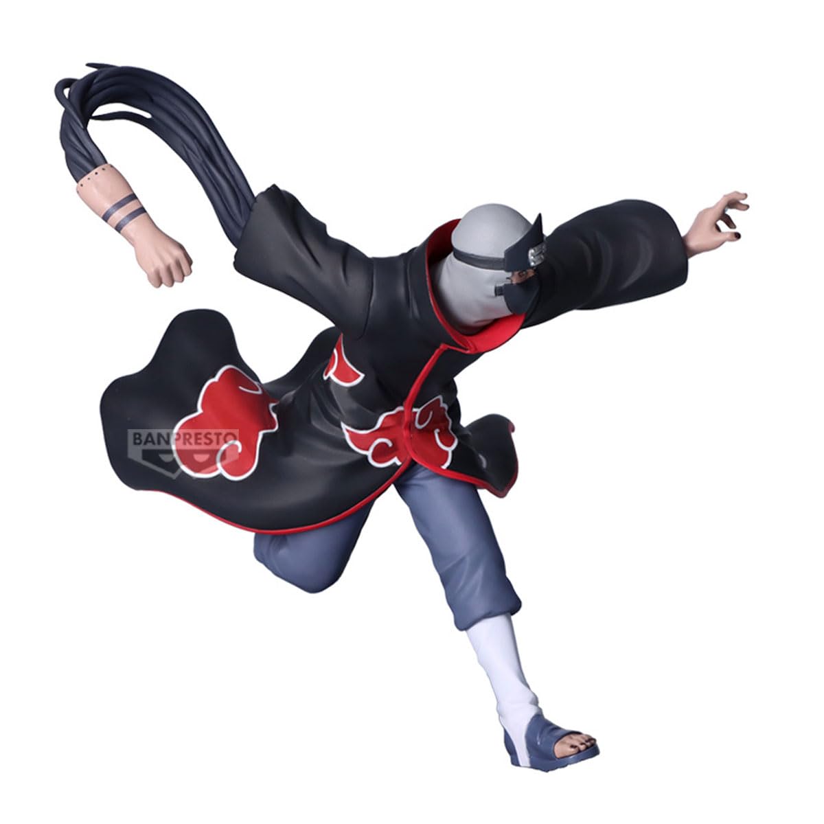 Vibration Stars Kakuzu pose showcased in an upright display