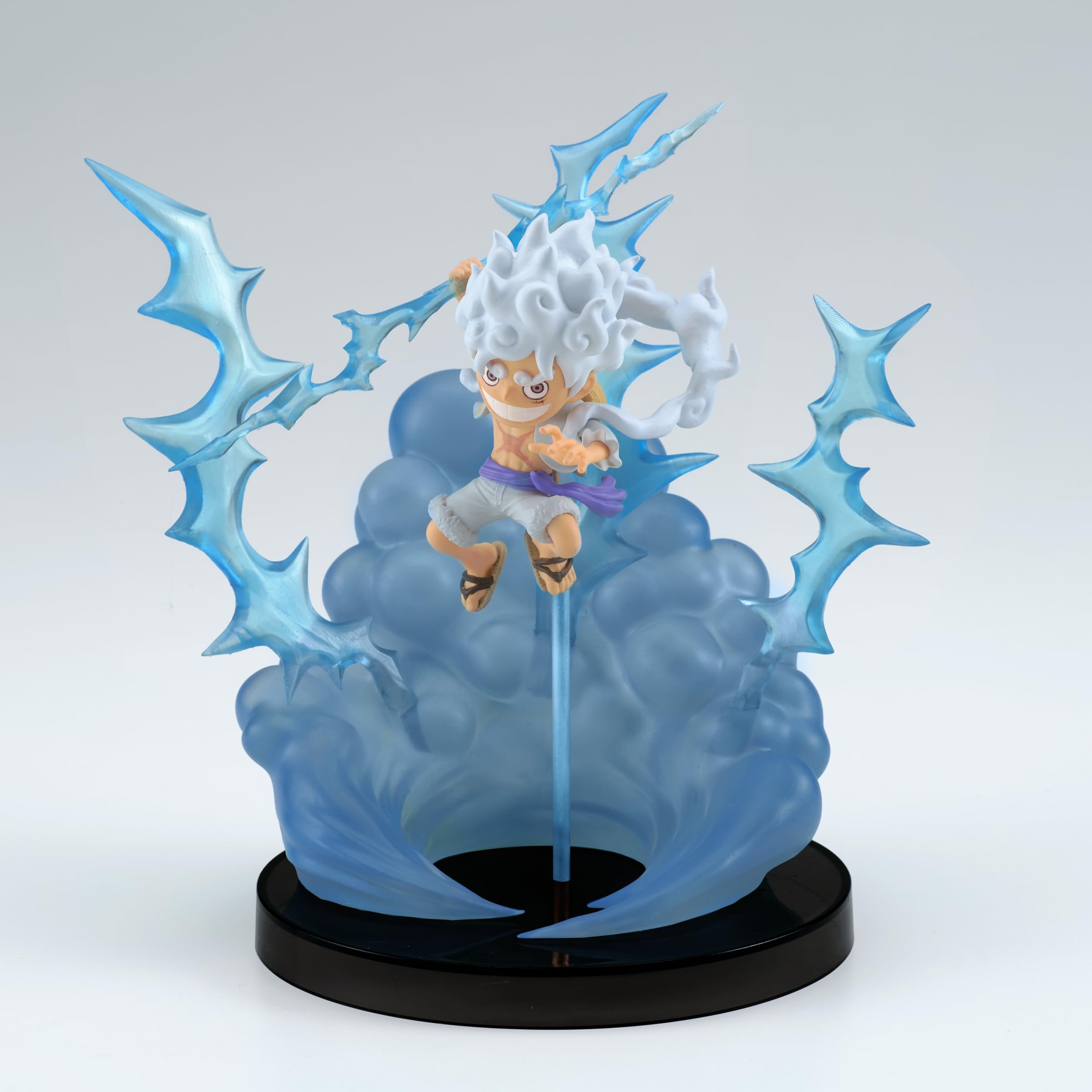 Banpresto WCF Luffy Gear 5 palm-size display highlights compact, vivid scene