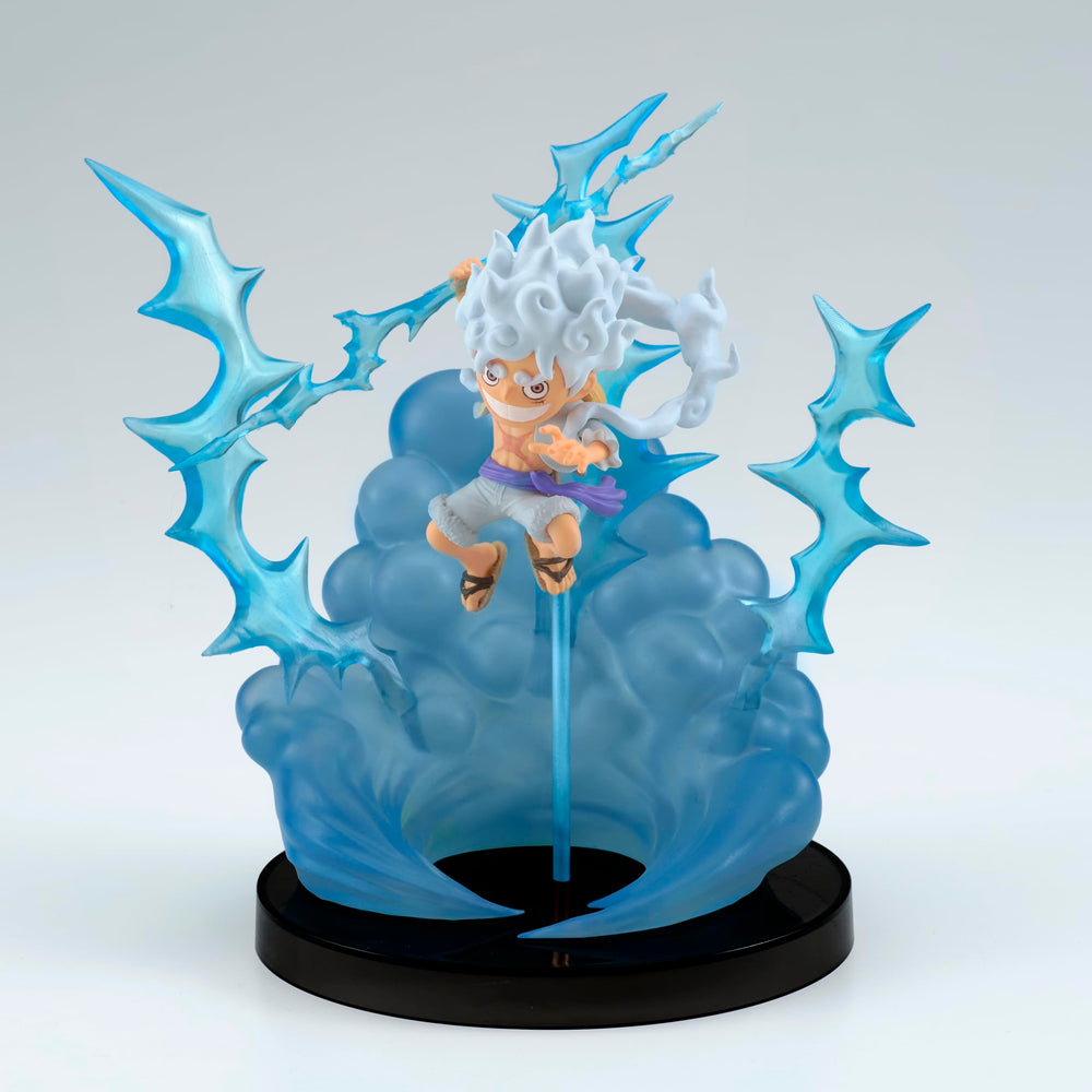 Banpresto WCF Luffy Gear 5 palm-size display highlights compact, vivid scene