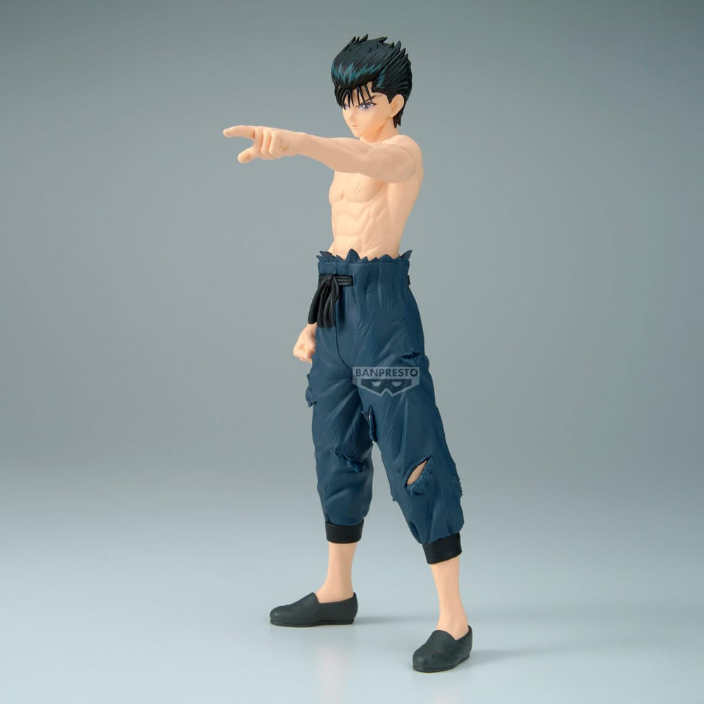 Banpresto Maximatic Yusuke Urameshi figure, close-up detailing for collectors