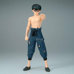 Banpresto Maximatic Yusuke Urameshi figure, iconic pose, side view for display
