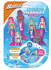 BANZAI MERMAIDSDIVE: bright colors boost underwater visibility for pool play.