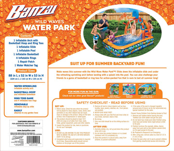 BANZAI Wild Waves rings for ring toss games and quick play.