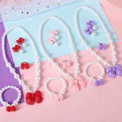 Baobaojoy bow ring sparkles for tiny fingers during pretend play
