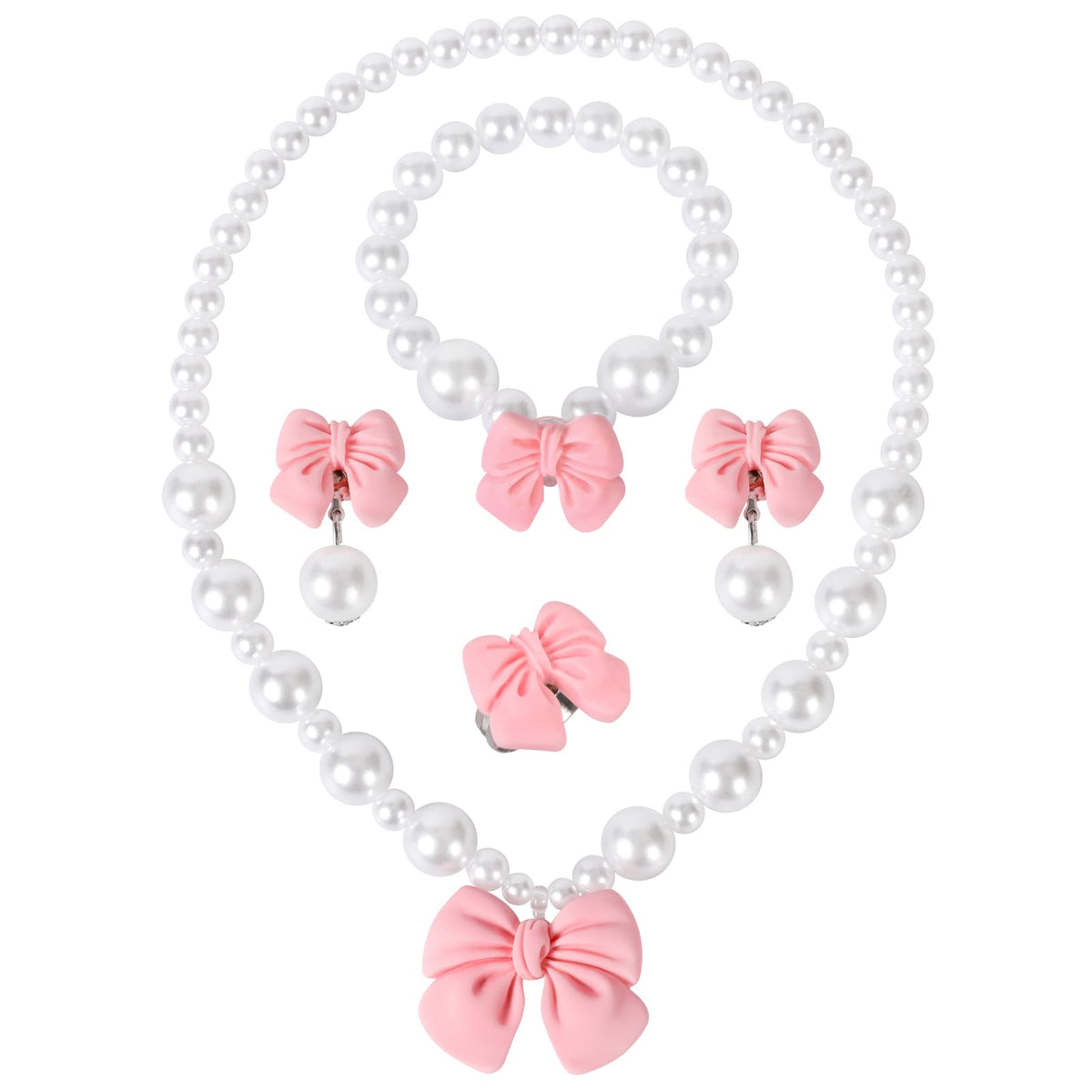 Baobaojoy princess jewelry set necklace for dress-up play