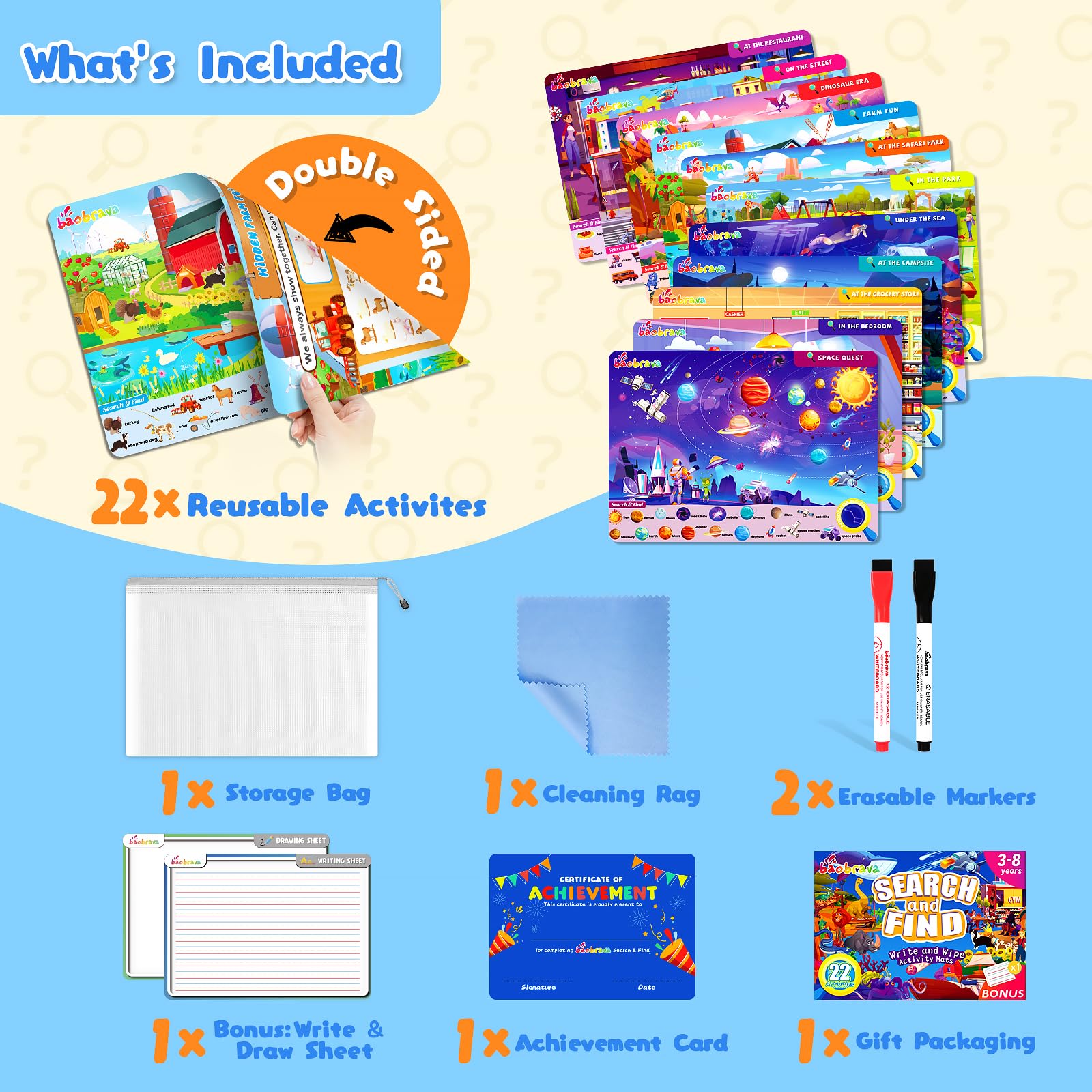 Baobrava family-friendly activity book promotes shared play and learning moments
