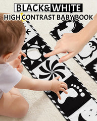 Baobrava high-contrast patterns support newborn visual tracking during play.