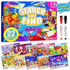 Baobrava Search and Find cardset restaurant scene boosts memory and focus during play
