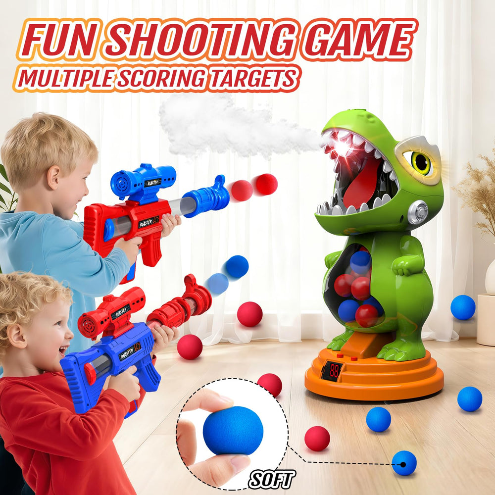 BAODLON dinosaur belly stores balls for quick cleanup