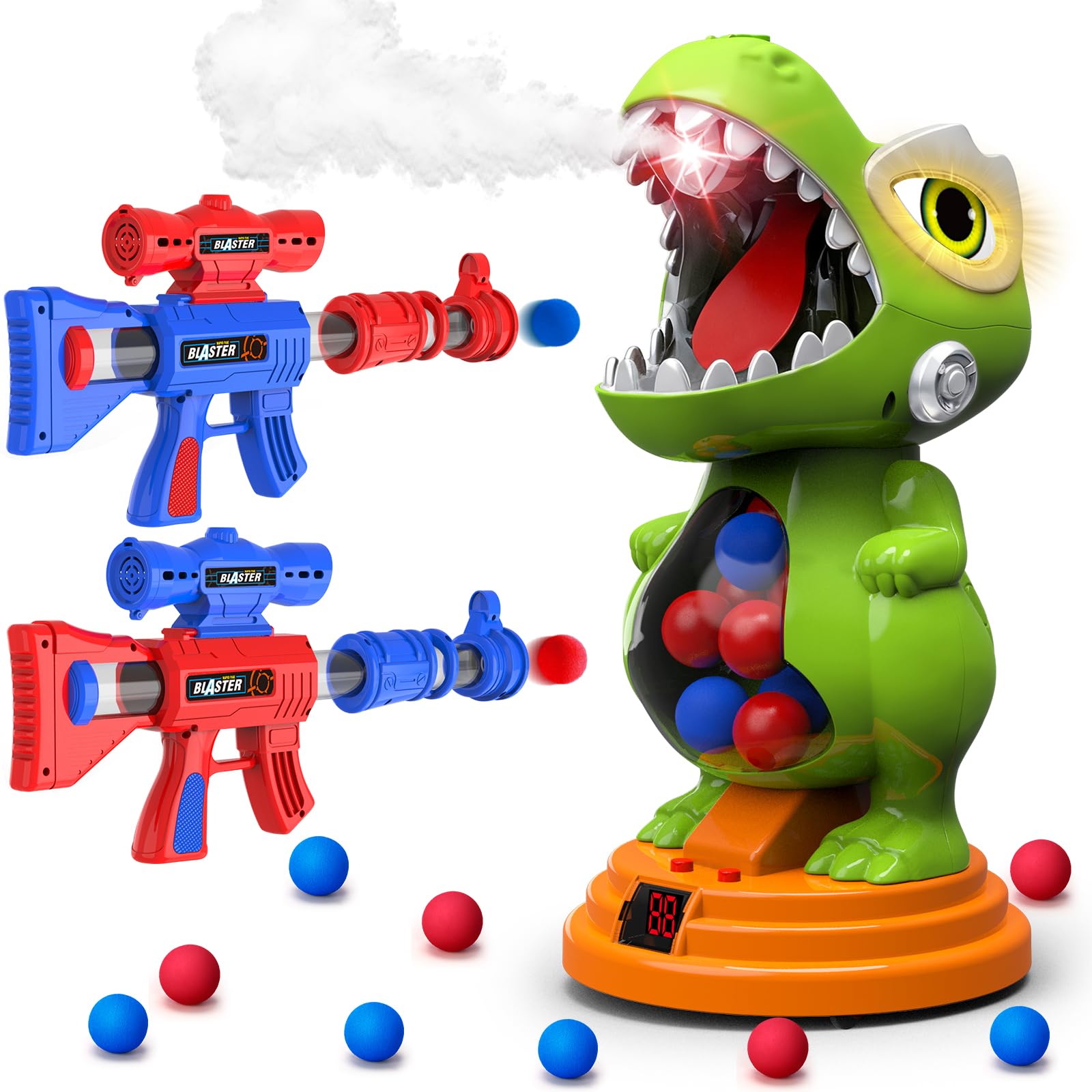 BAODLON dinosaur shooting target movable enhances hand-eye coordination during play