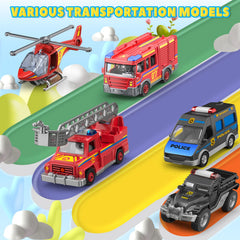 BAODLON fire trucks bring dramatic emergency scenes to life for kids.