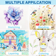 BAODLON pencils ideal for kids' doodling and holiday decorations