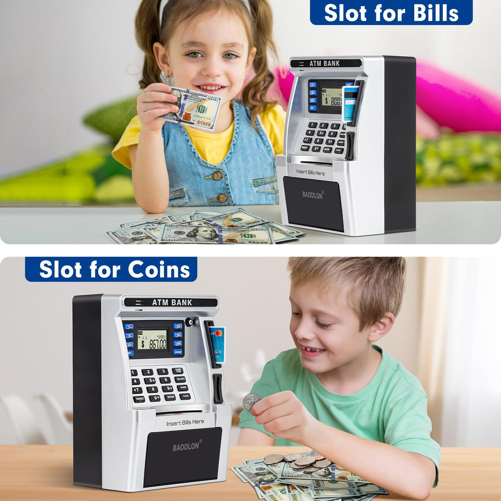 BAODLON coin recognition detects coins during deposits for accurate balance.