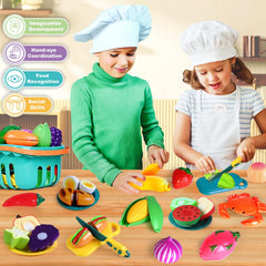 BAODLON two storage baskets for easy cleanup after playtime.