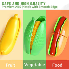 BAODLON toy knife and cutting board enable safe slicing play.
