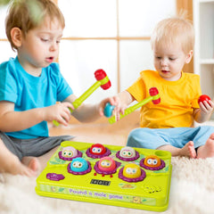 BAODLON Pound-a-Mole game includes two soft hammers for safe, shared fun.