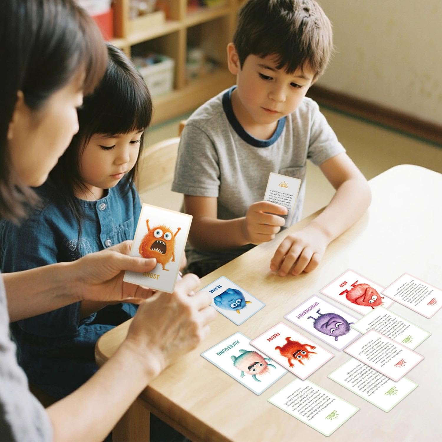 BAOENALNAT Big Feelings Deck—sad expression encourages empathy and vocabulary for tough moments
