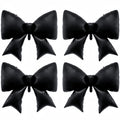 Baoonworlld black bow balloon 38 inch for luxurious wedding décor and dramatic backdrops.