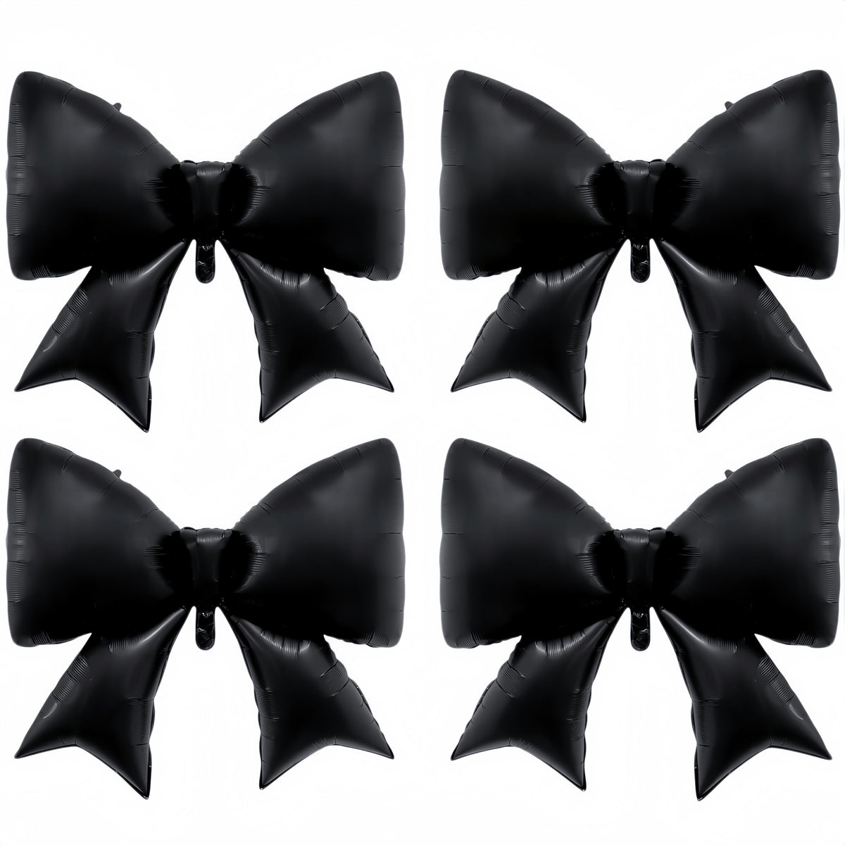 Baoonworlld black bow balloon 38 inch for luxurious wedding décor and dramatic backdrops.