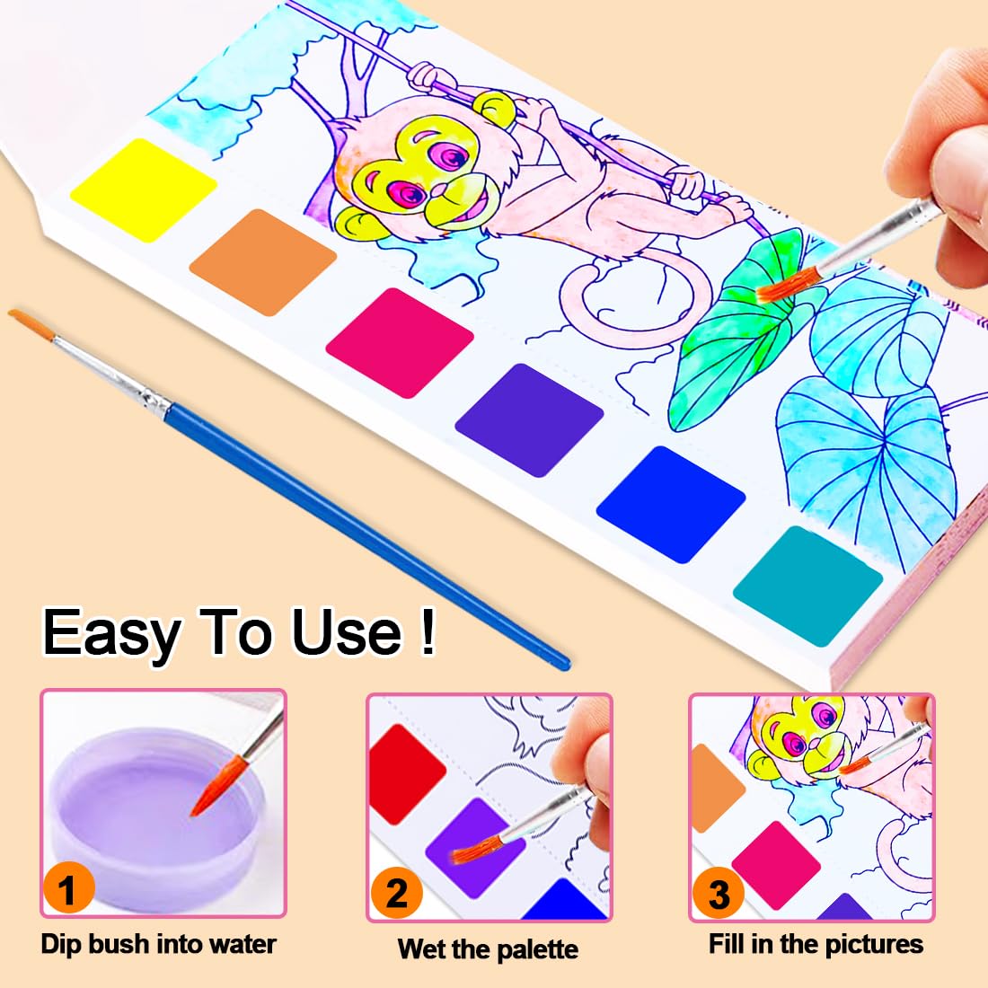 BAOXUE brush pen included for smooth coloring.