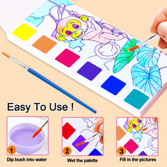 BAOXUE brush pen included for smooth coloring.