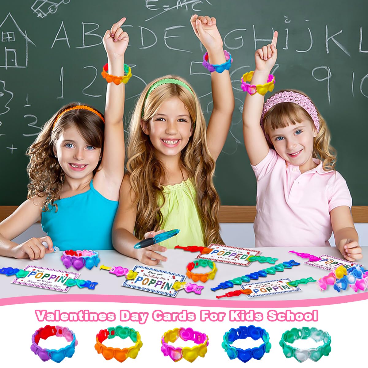 BAOXUE Pop It design on cards provides sensory fun during lessons.