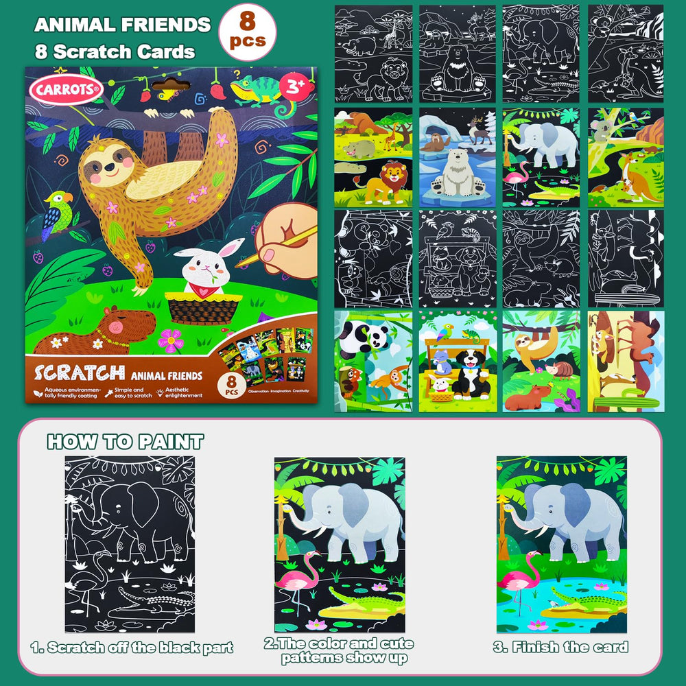 Baoxue scratch art for kids is portable and travel friendly