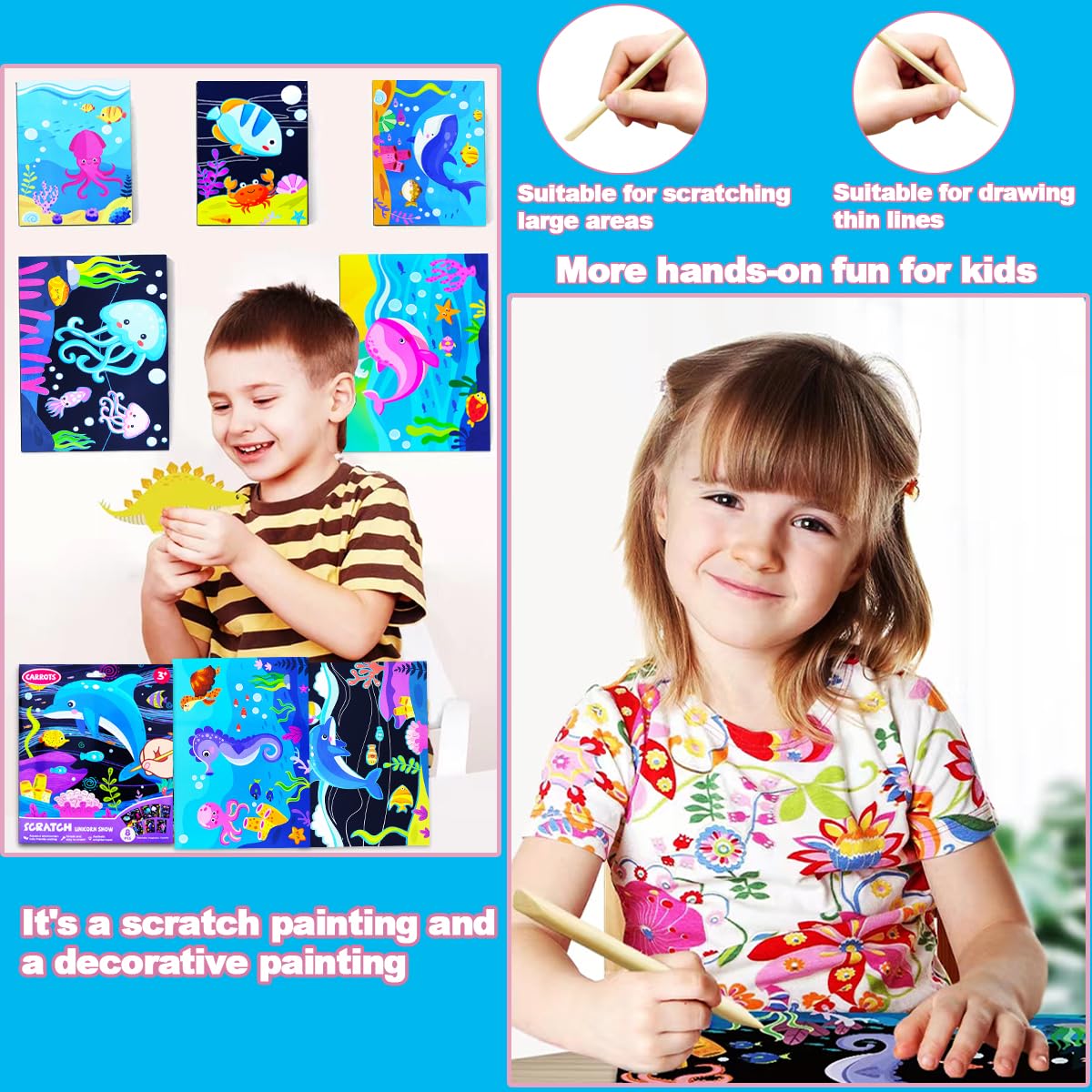 BAOXUE scratch art organized box keeps tools neatly stored for families.