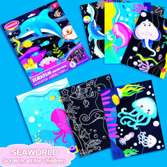 BAOXUE scratch art travel kit supports on-the-go creativity anywhere.