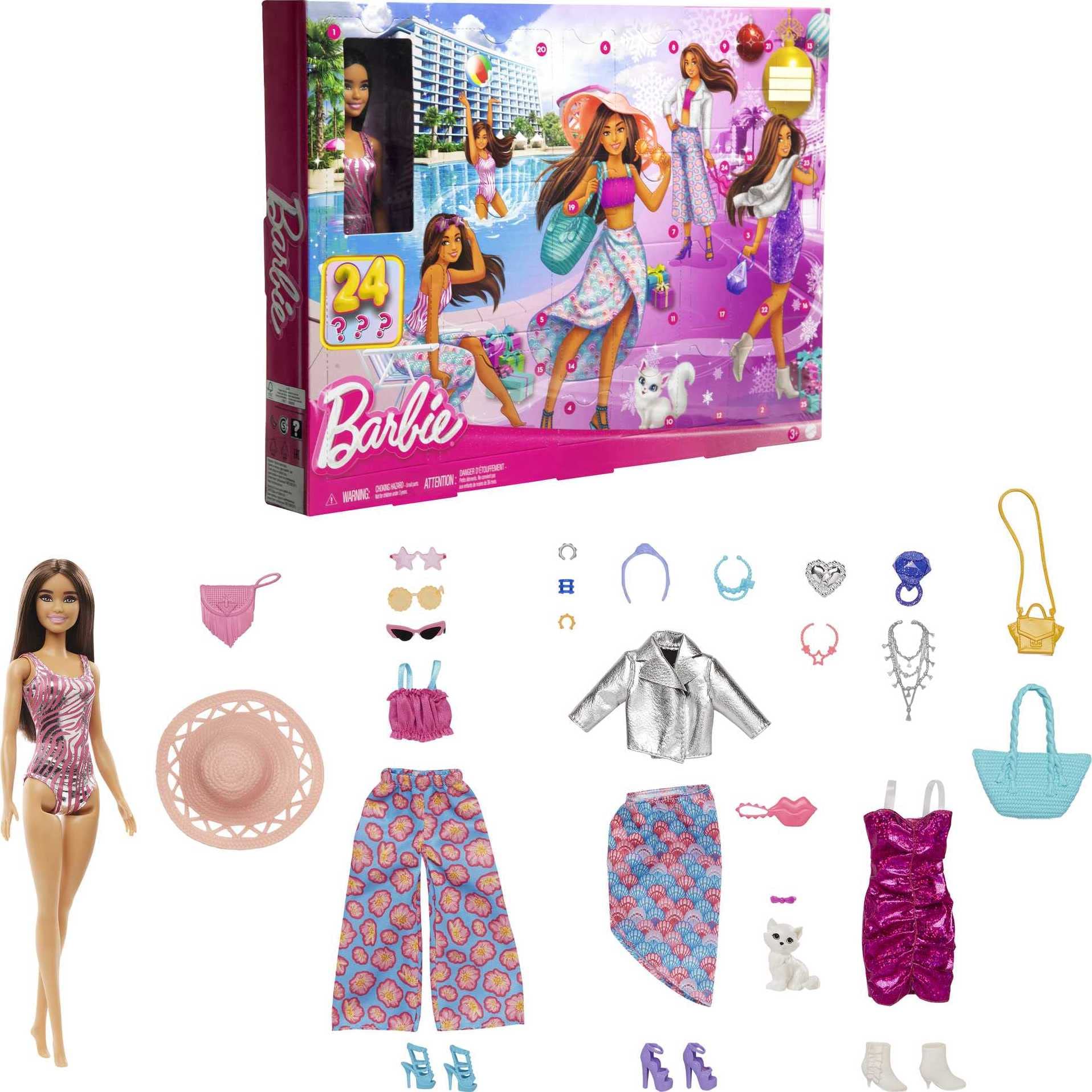 Barbie Advent Calendar reveals 24 fashion surprises for daily dress up