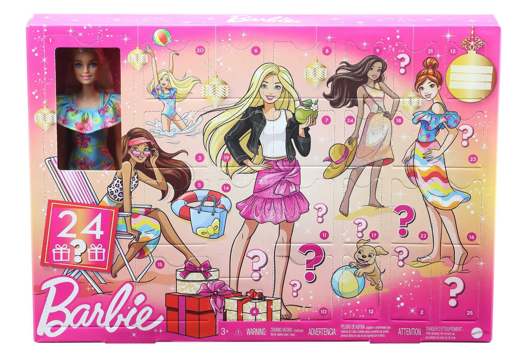 Barbie Advent Calendar ideal gift for kids ages 3 to 7