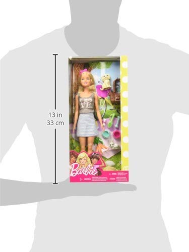Barbie Animal Lovers playset rope and bag for carry-along adventures