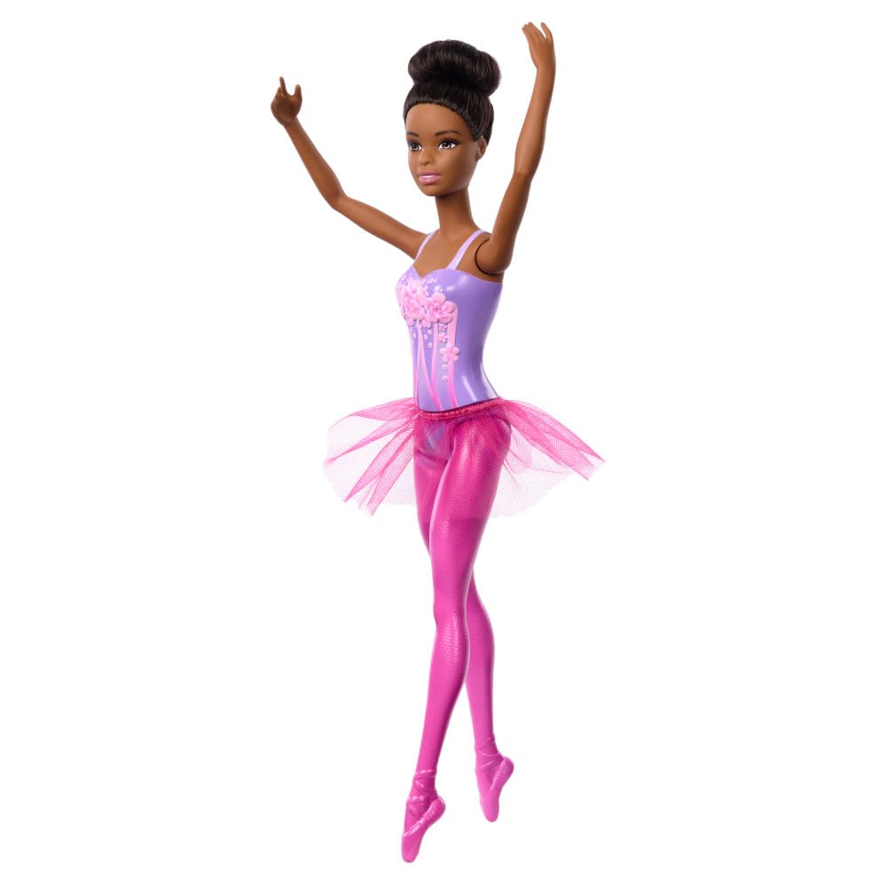 Barbie ballerina doll displaying ballet arms for dynamic poseable play and choreographed stories.