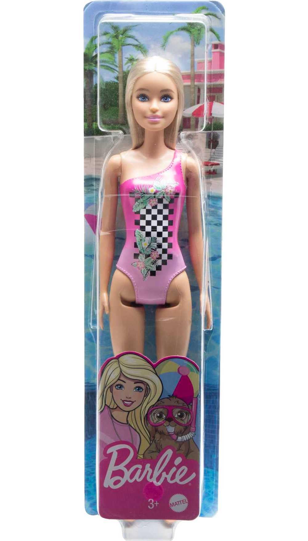 Barbie Beach Doll packaging hero image for display or gifting.