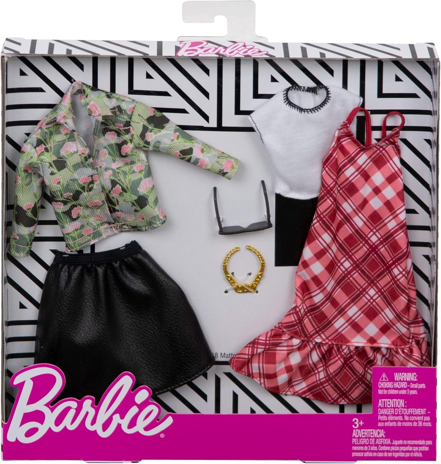Barbie BRB fashion kit opens up quick styling scenarios during pretend play.