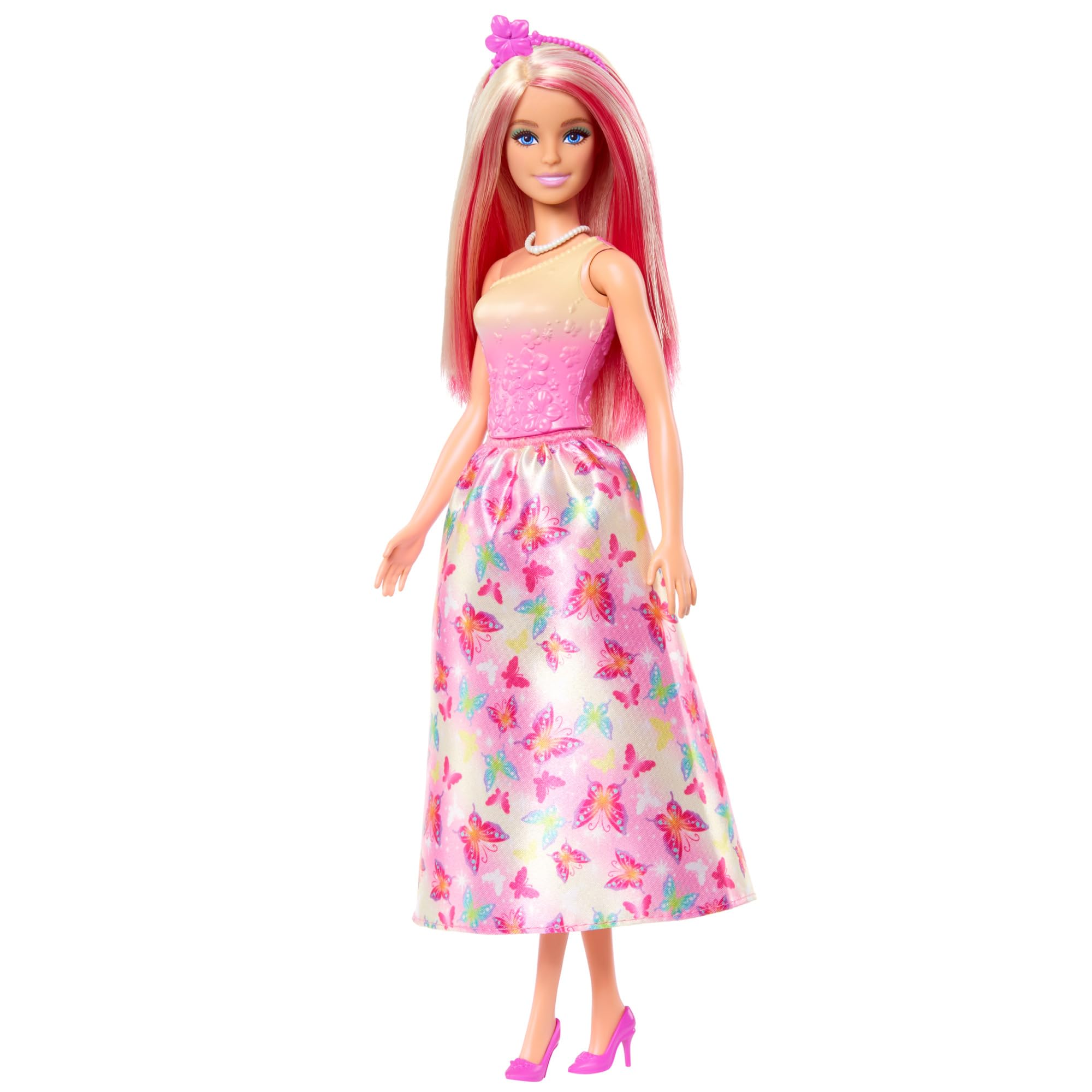 Barbie butterfly-print skirt sparks colorful dress-up stories