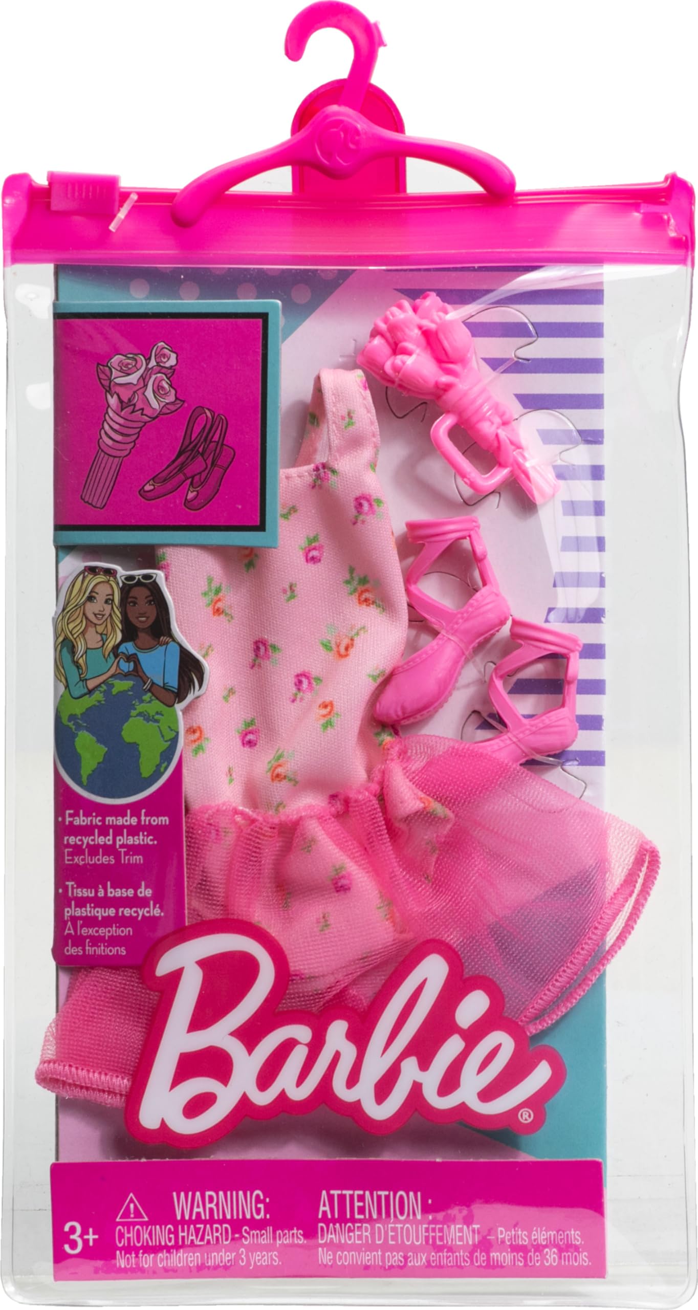 Barbie Career Fashions Ballerina Outfit Set doll-ready for creative play and rehearsal