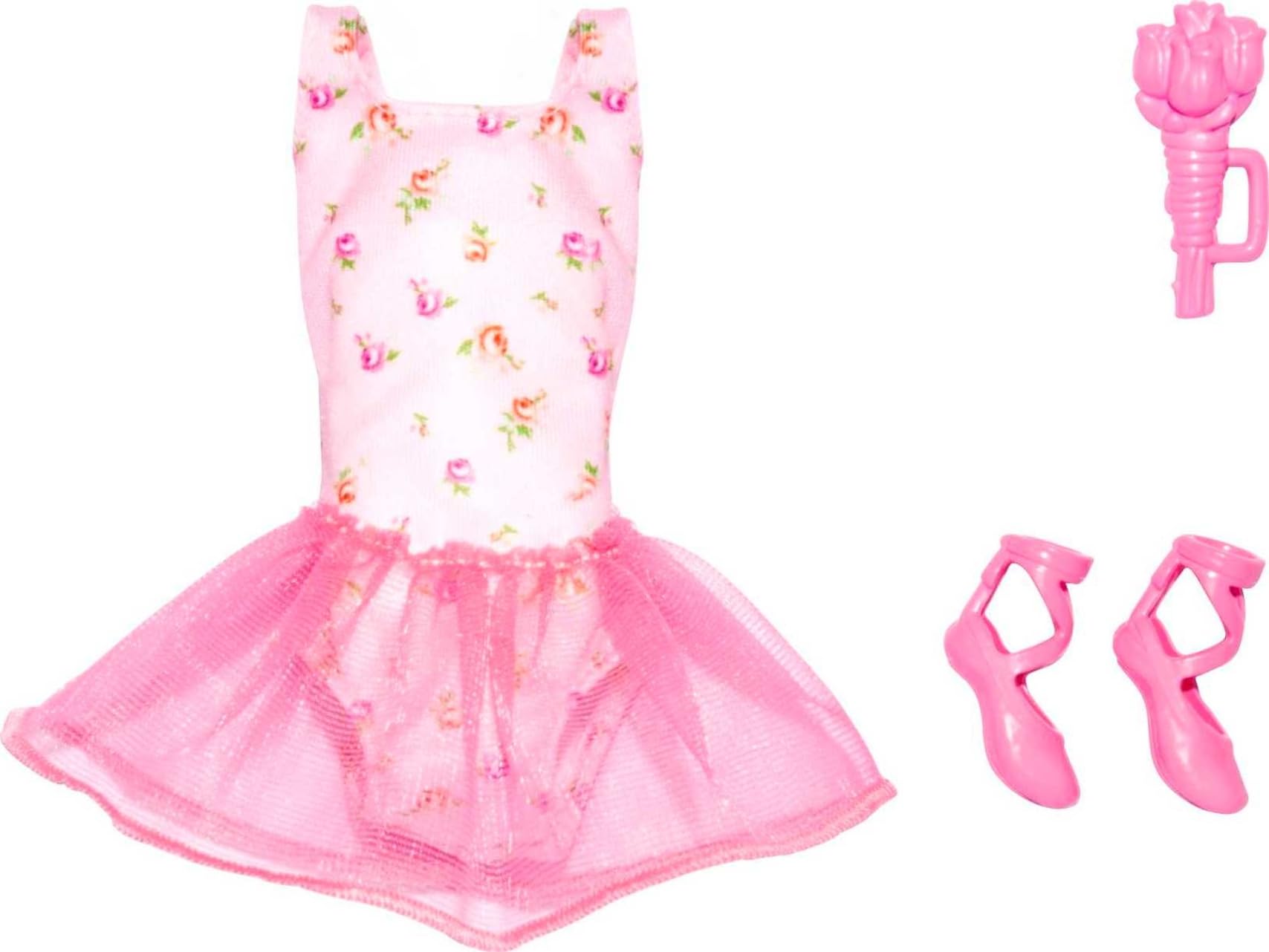 Barbie Career Fashions Ballerina Outfit Set front view for imaginative dress-up play